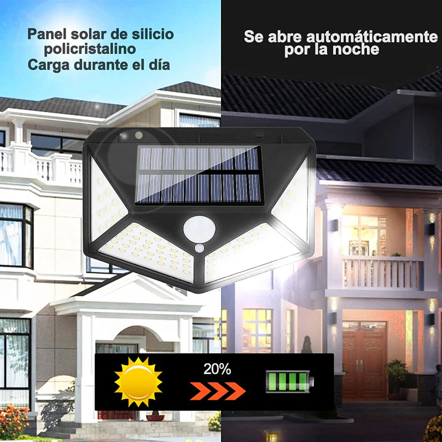 "✨Lámpara Solar Exterior Luces LED Recargable🌞"| Original 🌟💫