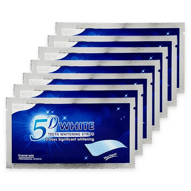 ✨ Blanqueador Dental 5D White X14 Pares – ¡Tu Sonrisa Radiante Está a Solo Un Paso! ✨