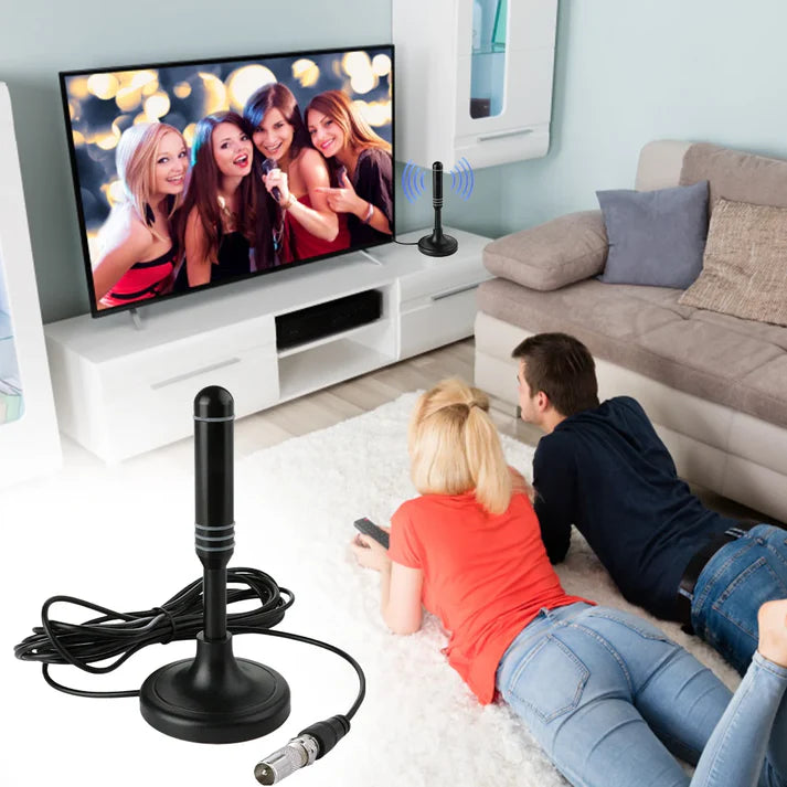 ⭐ Antena Digital 4K HD 📺 | Compatible con Todos los Televisores 🌍