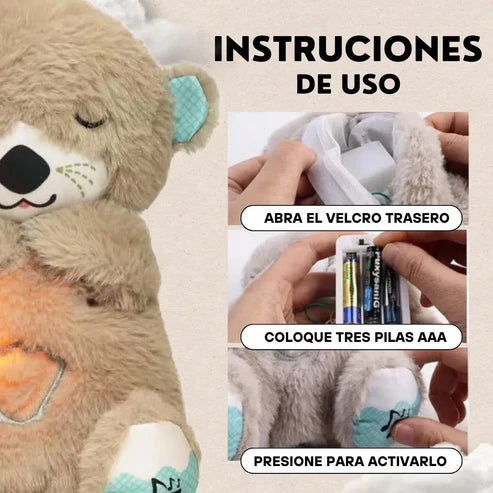 Peluche Relajante con Respiración🌟| El Compañero Perfecto para la Relajación y el Sueño Reparador 😍