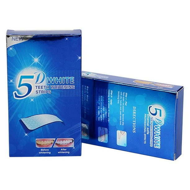 ✨ Blanqueador Dental 5D White X14 Pares – ¡Tu Sonrisa Radiante Está a Solo Un Paso! ✨