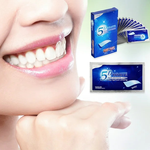 ✨ Blanqueador Dental 5D White X14 Pares – ¡Tu Sonrisa Radiante Está a Solo Un Paso! ✨