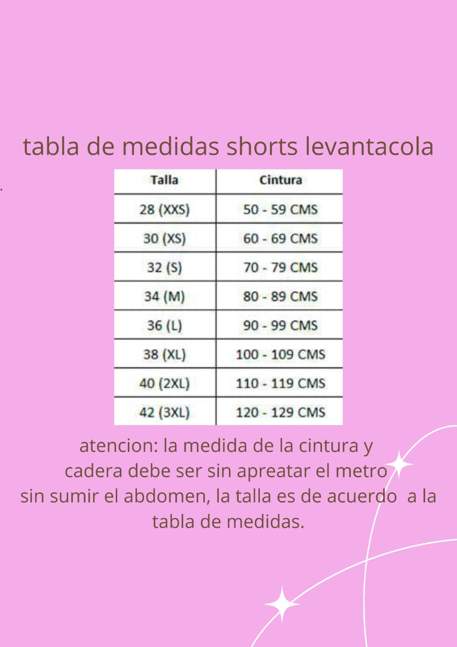 "Short reloj de arena - Control Abdominal Levanta Cola 💃🏻⏳"